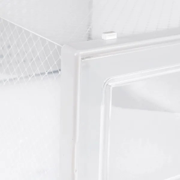 Moduláris polcrendszer tárolórekeszekkel BOXIFY, fehér