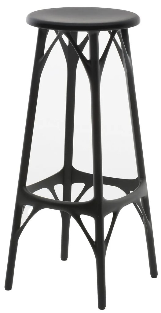 Bárszék AI STOOL LIGHT, magassága 65 cm, fekete - Kartell