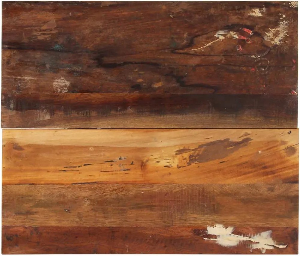 vidaXL négyszögű tömör újrahasznosított fa asztallap 60x70 cm 15-16 mm