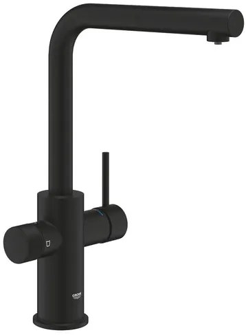 Grohe GROHE Blue Pure 2022 mosogató csaptelep kihúzható zuhanyzóval phantom black 30590kf0 G30590KF0
