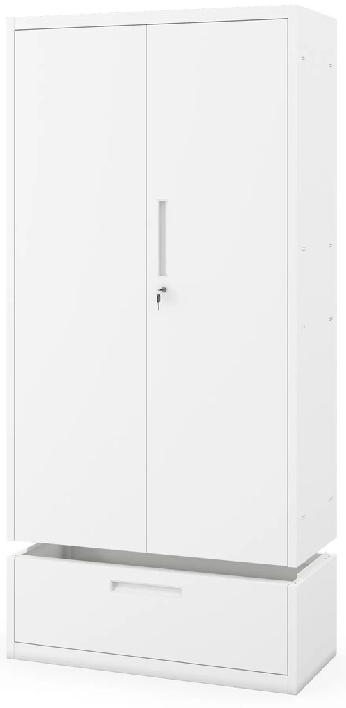 Megan Biały - szuflada pojedyncza 185 cm