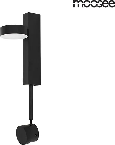 King Home MOOSEE CLARID BLACK MSE010400207 Fali lámpa 1x8W/LED 3000K 640LM IP20