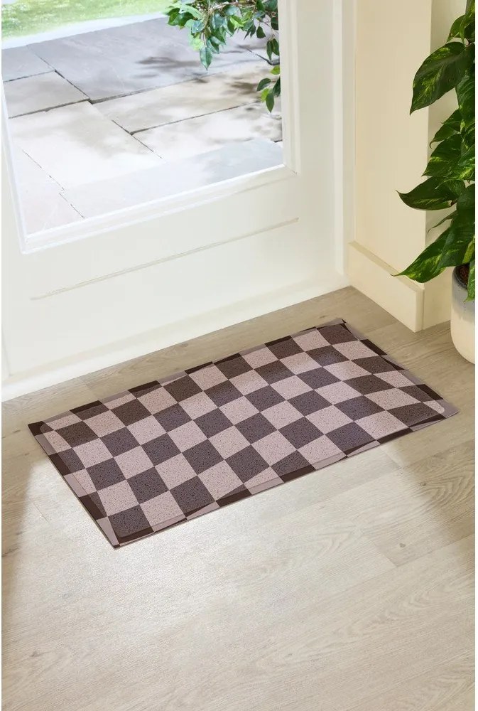 PVC lábtörlő 40x70 cm Checkerboard – Artsy Doormats