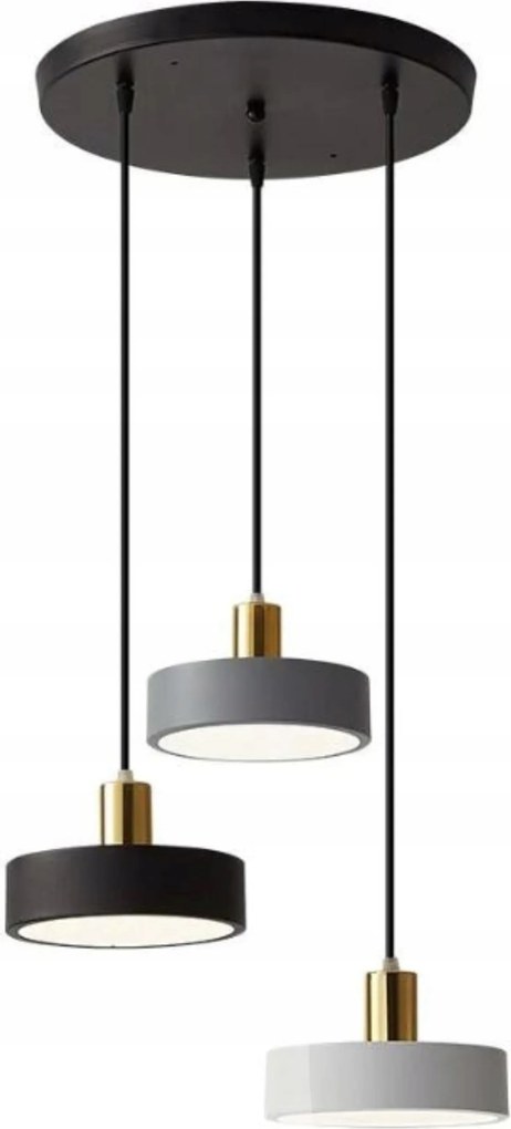 Mennyezeti Lámpa Led Loft Csillár Modern Fekete Szürke Fehér Stílusos