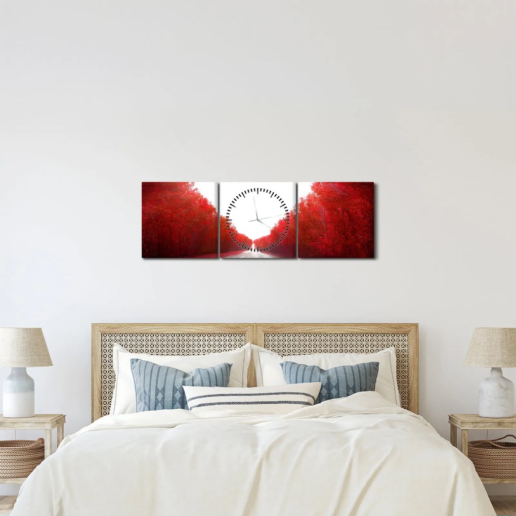 Kép - Út a szerelemhez (órával) (90x30 cm)