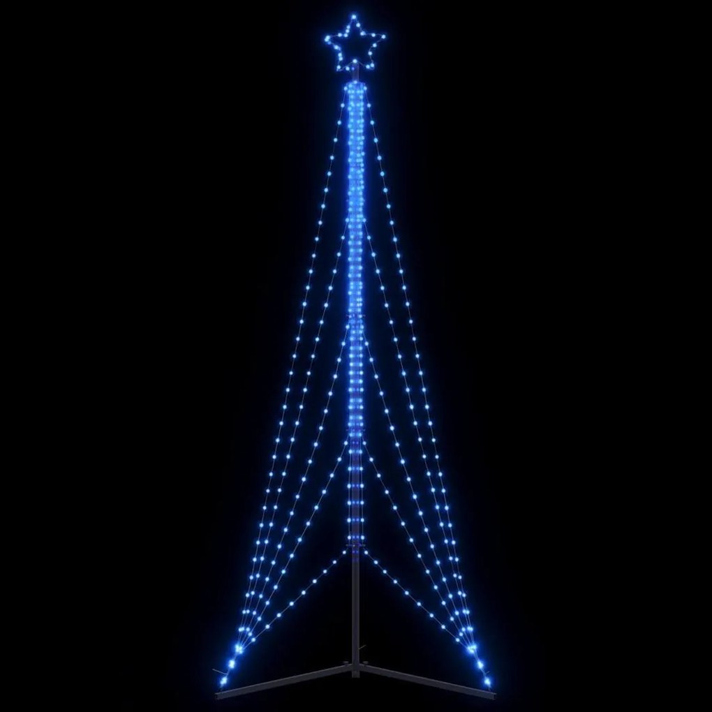 kék LED karácsonyfa 525 LED 302 cm