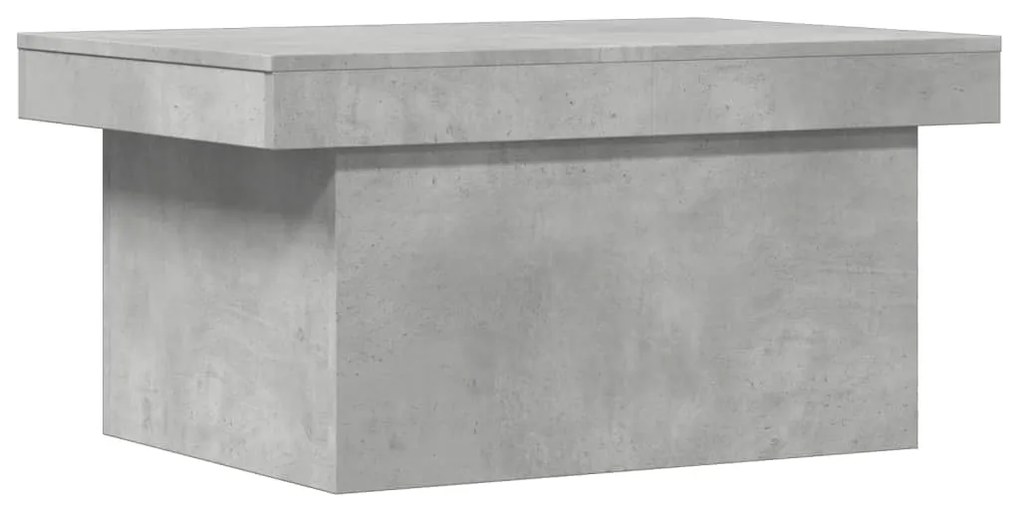 Betonszürke szerelt fa dohányzóasztal 100 x 55 x 40 cm