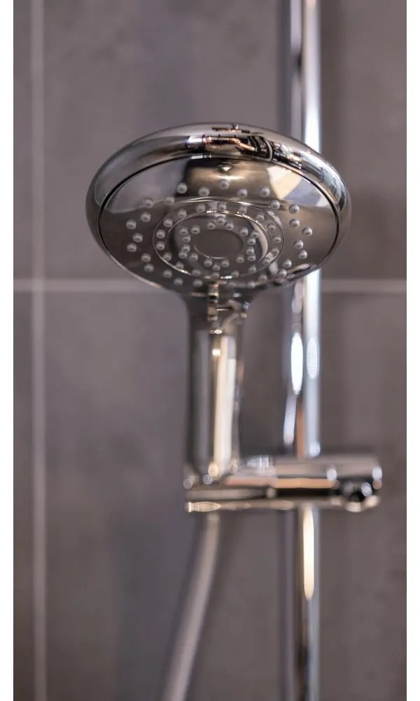 Automatic víztakarékos krómozott tusolófej, ø 11 cm - Wenko