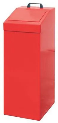 Kovona Fém szemetes kosár szelektív hulladékhoz, 100 l térfogat, piros%