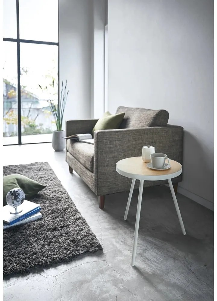 Kerek tárolóasztal 48x49 cm Tower – YAMAZAKI