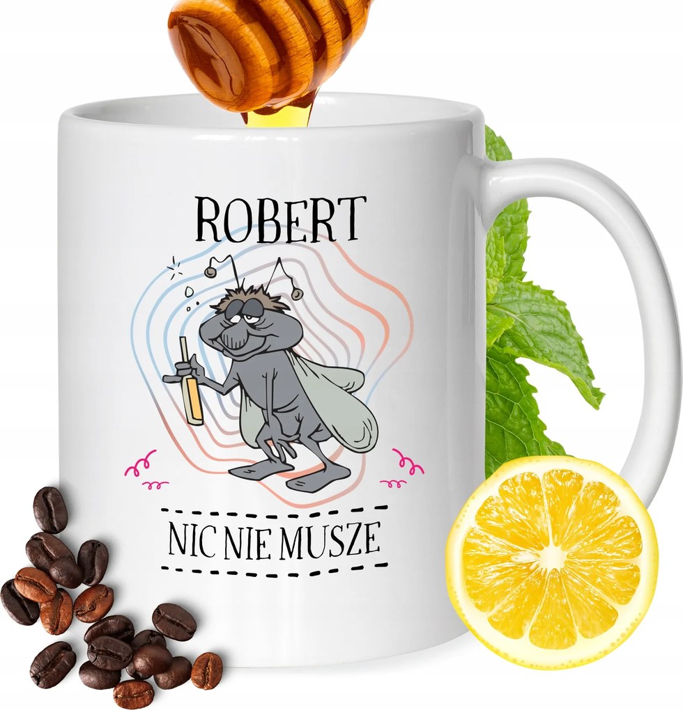 Bögre Robert Férj Barátjának Ajándék Nyomtatott Fehér 330ml