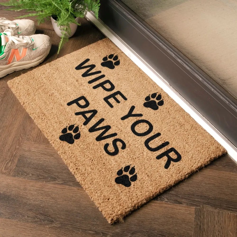Kókuszrost lábtörlő 40x60 cm Wipe Your Paws – Artsy Doormats