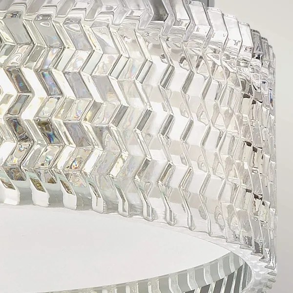 Hinkley HK-ELLE-F-S-CM - Mennyezeti lámpa 2xE27/60W/230V átm. 30,5 cm króm