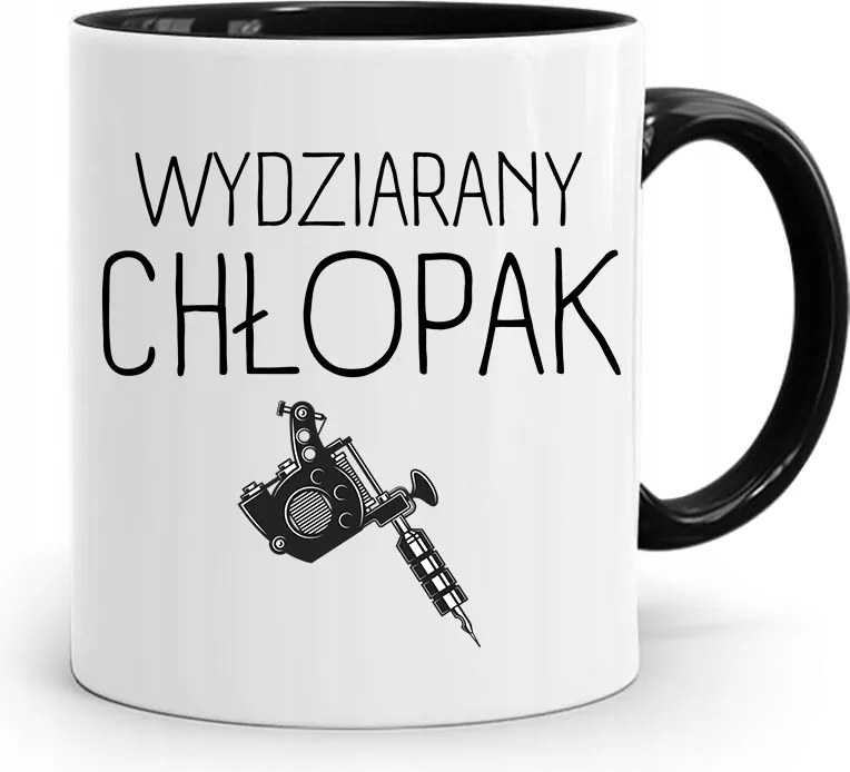 Fekete Bögre Fiúnak Kitűzött Fiú nyomott mintával