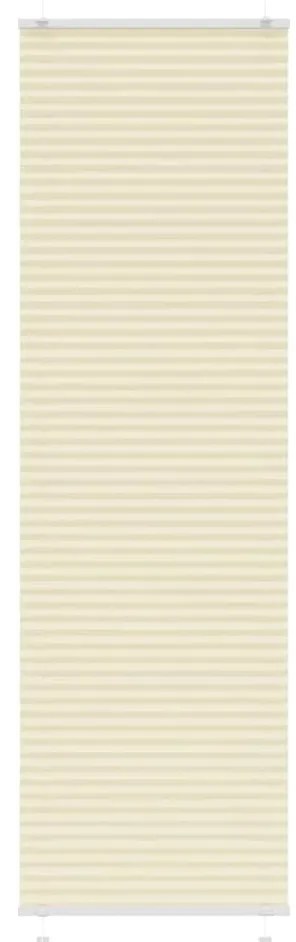 pliszírozott redőny krém 55x200 cm szövetszélesség 54,4 cm
