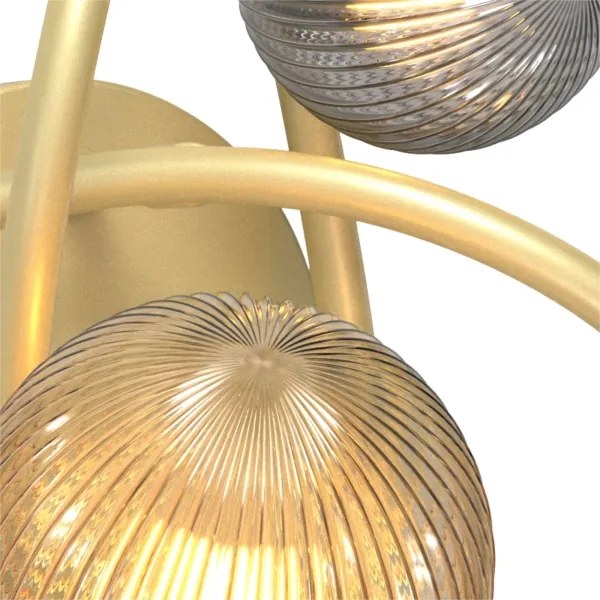 Zuma Line MB4922-2-EGBDN - Fali lámpa ARLON 2xG9/3,5W/230V arany