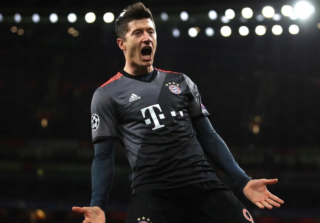 Poszter, Robert Lewandowski, #9 , Bal, RL9, Lengyel