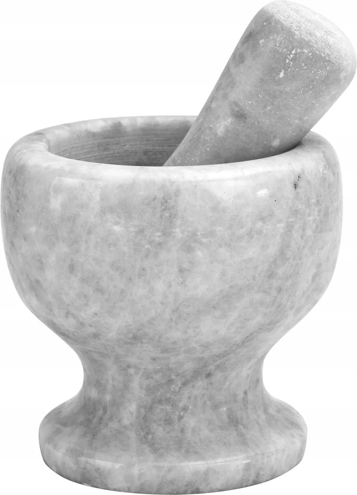 Márvány Mozsár 12,5 X 12,5 CM Fehér