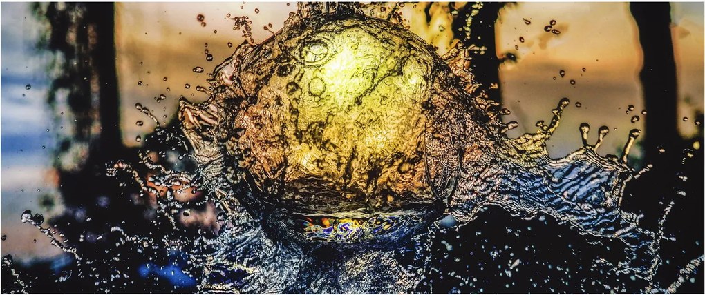 A víz képe (120x50 cm)