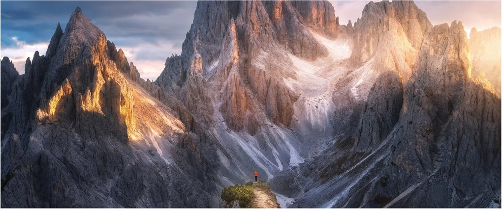Kép - Hegyi panoráma (120x50 cm)