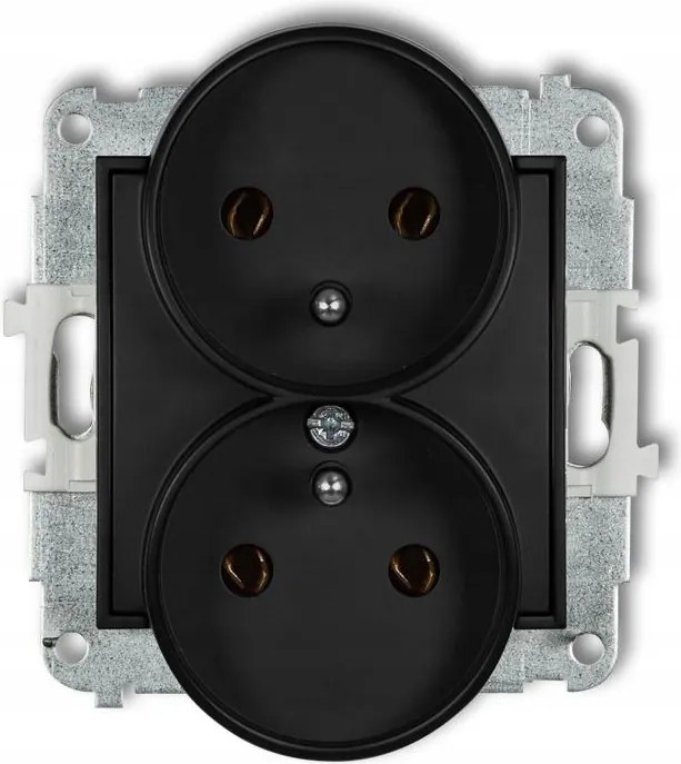 Karlik Mini fekete matt dupla aljzat 12MGPR-2z