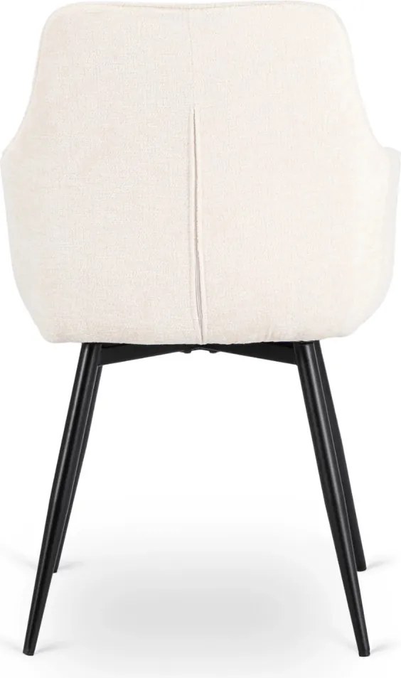 LARISA forgó étkezőszék krém bouclé