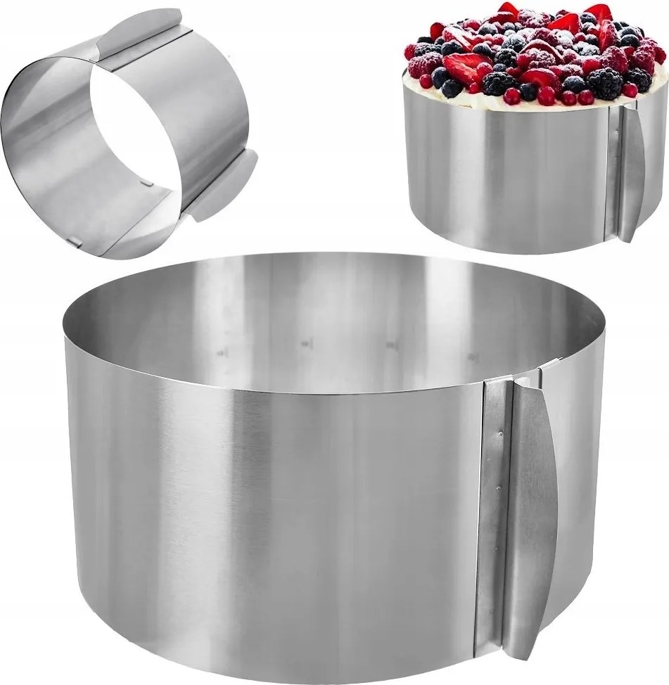 Sütőforma Állítható Acél Tortaforma Robusztus Orion 16-30cm