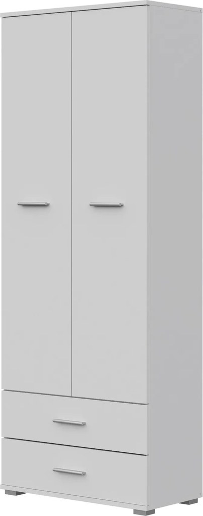 Fun ST-4 180 cm-es szekrény – Fehér oszlop 2 fiókkal