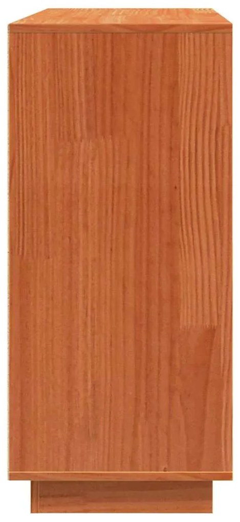 Széf fiókkal Viaszbarna 110 x 34 x 75 cm Tömör fenyőfa