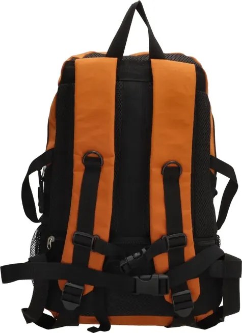 Narancssárga tágas iskolai hátizsák „Grip”