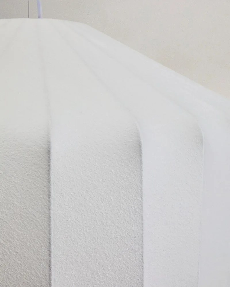 Fehér mennyezeti lámpa textil búrával ø 51 cm Somar – Kave Home