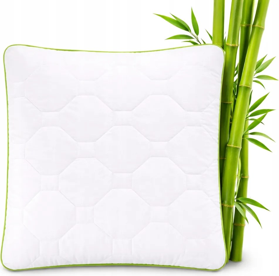 Bambusz párna 40x40 boglárka antiallergén antibakteriális dekorációs