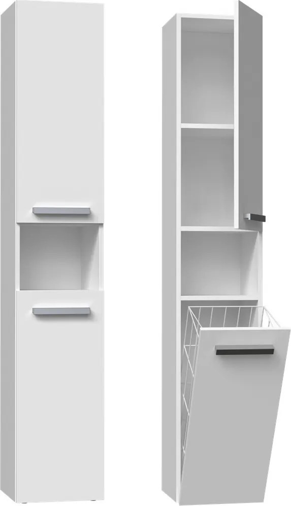 Nel III fürdőszoba szekrény, fehér