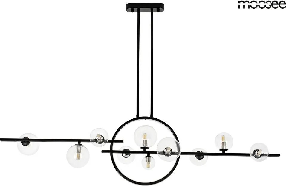 KING HOME MSE010100347 ALURE Modern Függesztett Lámpa Fehér, Fekete G9, LED IP20