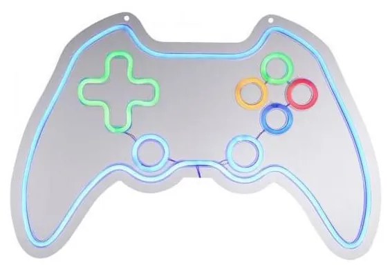 JUST LIGHT. 85022-70 - LED Neon fali dekoráció NEON 1xLED/6,5W/5V gamer