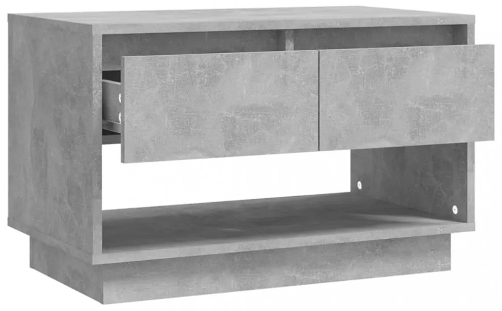 betonszürke szerelt fa TV-szekrény 70x41x44 cm