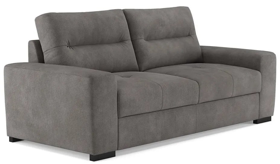 COMO háromszemélyes ággyá nyitható kanapé — sötétszürke