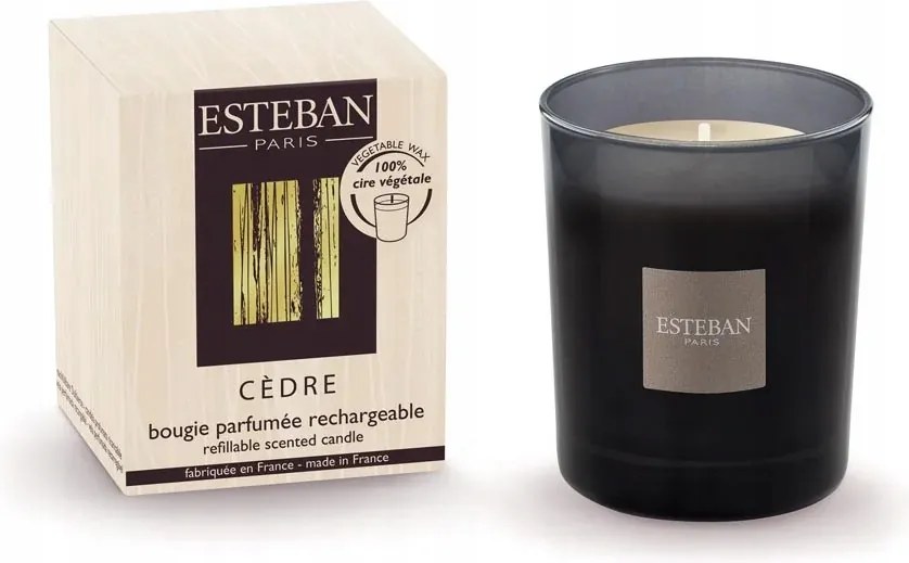Esteban Paris Illatgyertya 180 g Cedre illat