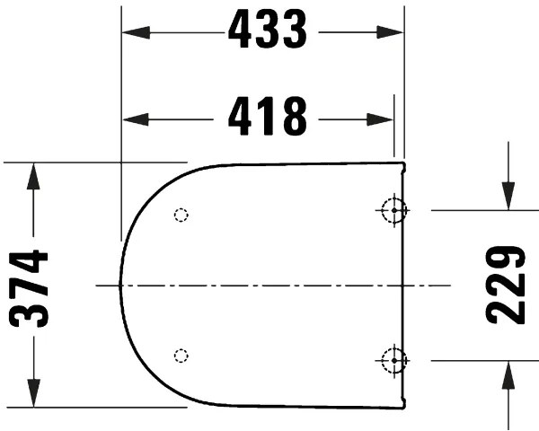 Duravit 28210000 - WC-ülőke D-CODE 37,4x43,3 cm fehér