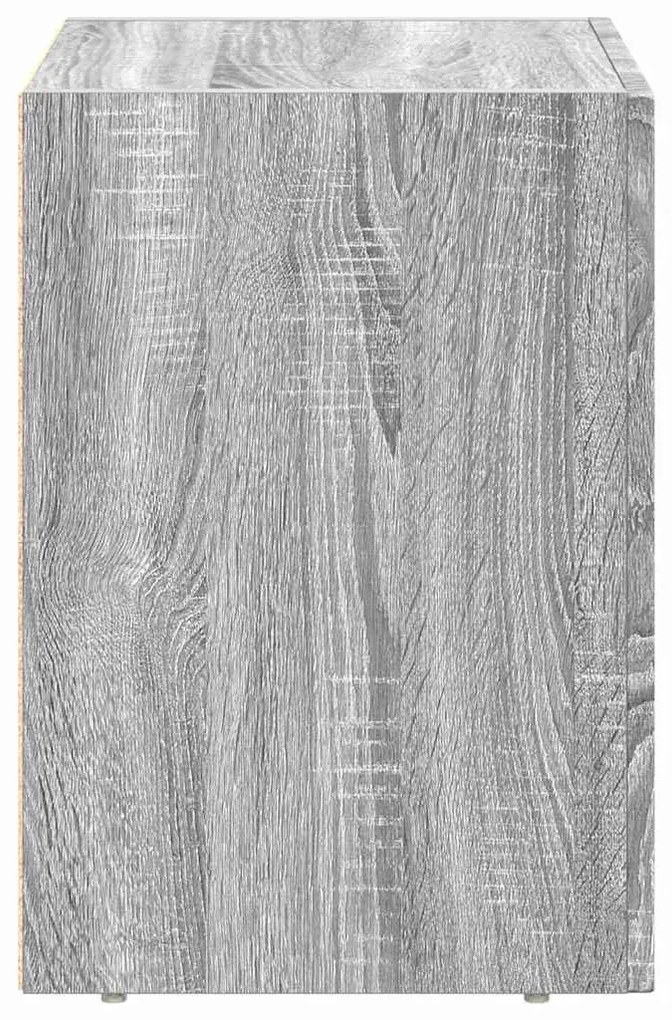 vidaXL Éjjeli asztal Szürke Sonoma 40 x 35 x 50 cm Faanyag