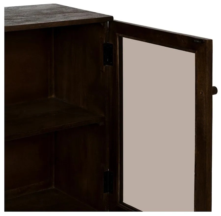 Barna mangófa tálalószekrény 180x87x35 cm Ravi – Ixia