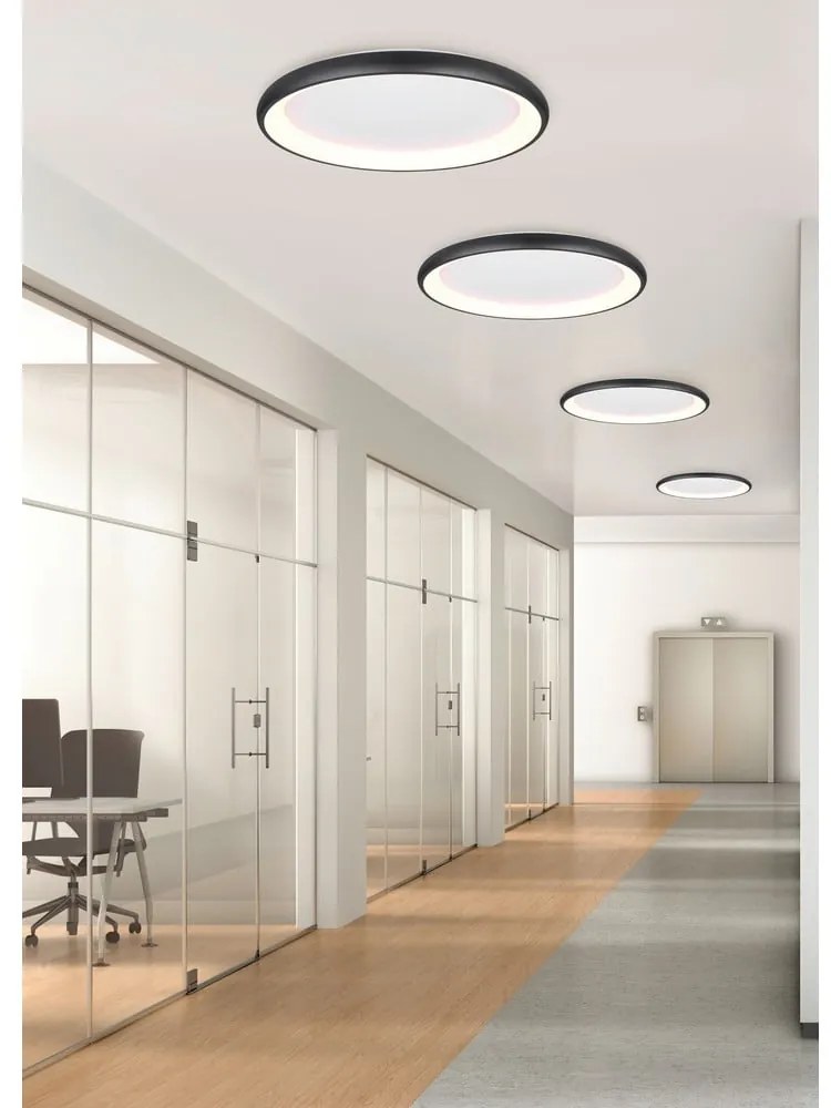 Fekete LED dimmelhető mennyezeti lámpa Cardona – Trio