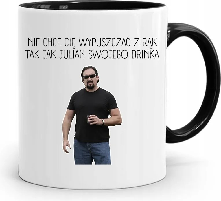 Fekete Bögre Julian Barátnőjének, fényképes nyomattal