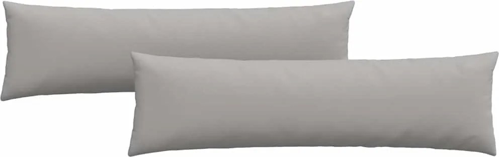 vidaXL Kanapé párnák 2 pcs Felhőszürke 145 x 40 cm szövet
