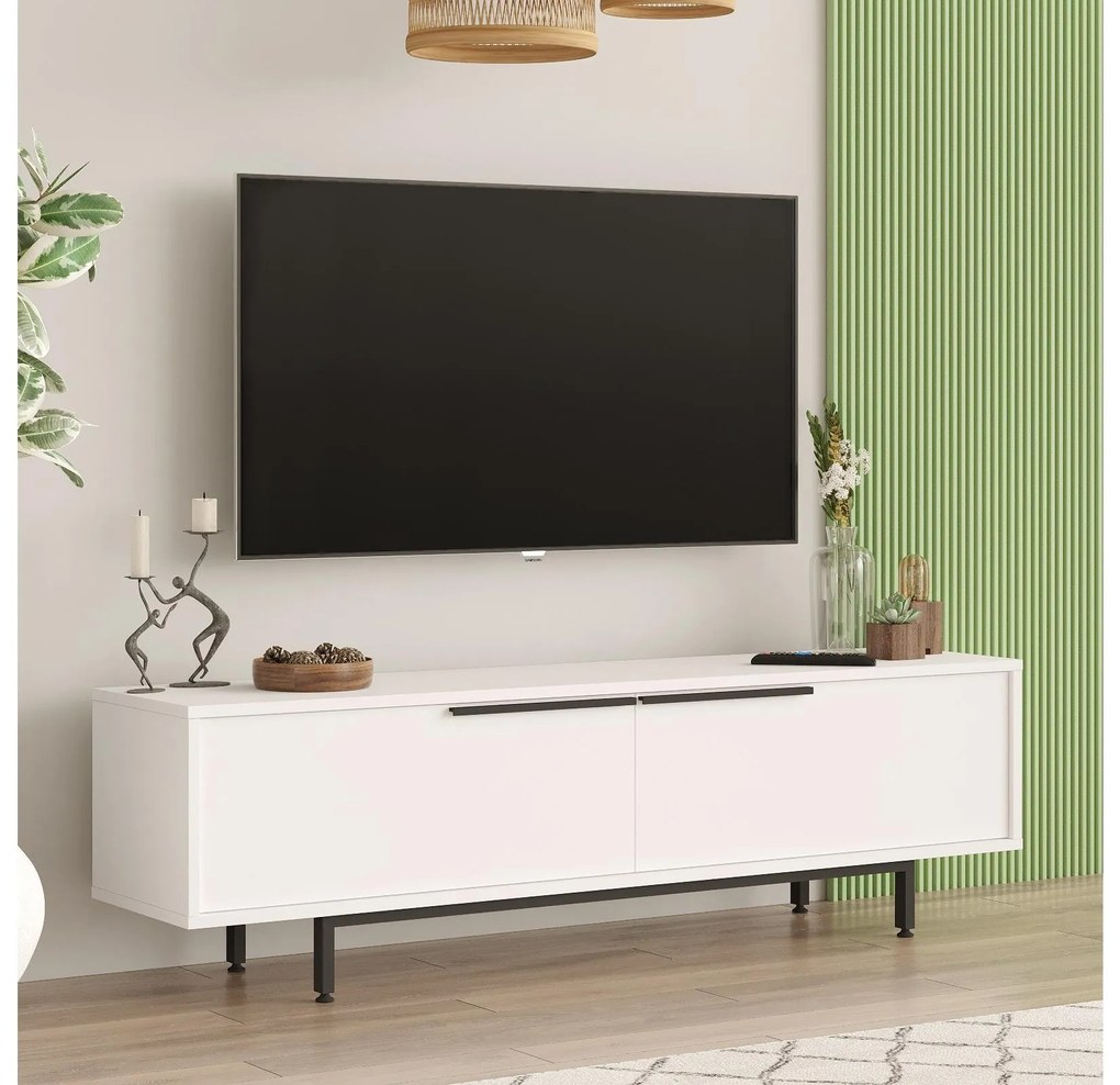TV asztal/szekrény Nimelo 7 (fehér) . 1095479