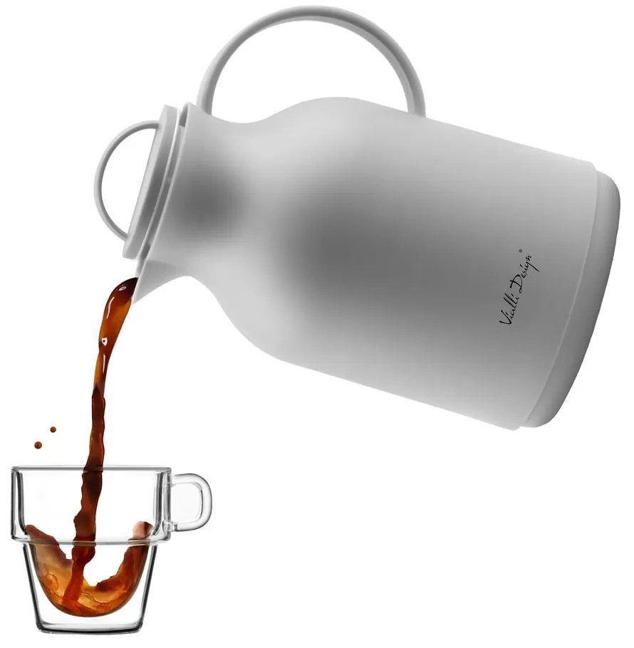 Szürke termosz, 1 l - Vialli Design