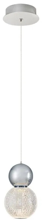 LED csillár kábelen CREMONA LED/5W/230V 3000K matt króm