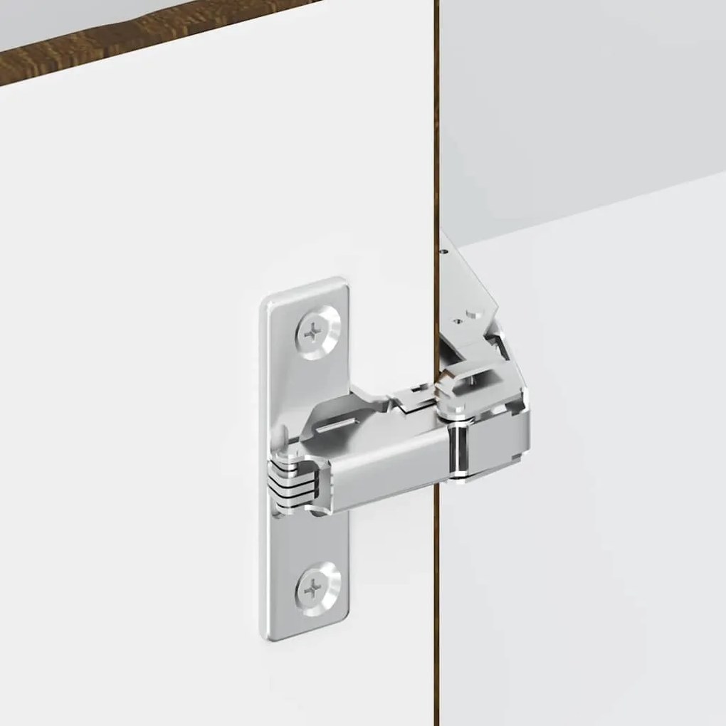 vidaXL Porto barna tölgy színű szerelt fa Konyha sarokszekrény