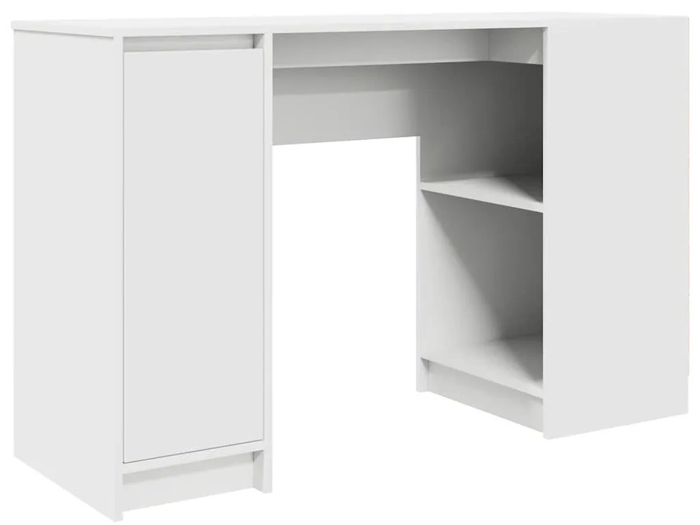 fehér forgácslap íróasztal 120x42x76 cm
