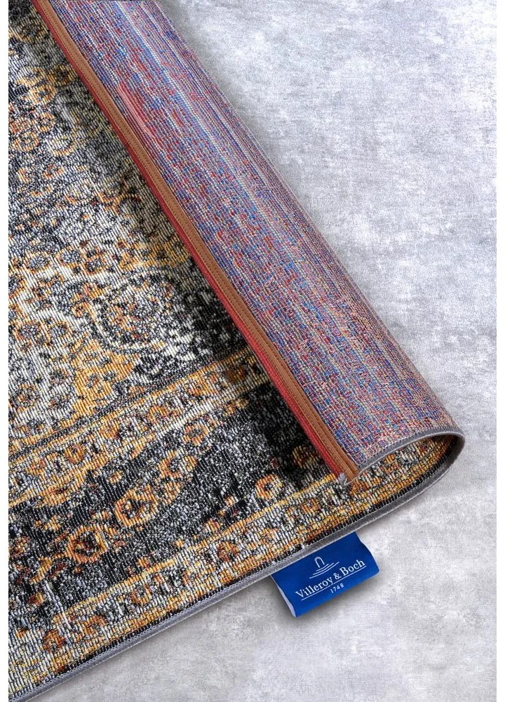 Antracitszürke-aranyszínű kültéri szőnyeg 200x285 cm Martha – Villeroy&amp;Boch
